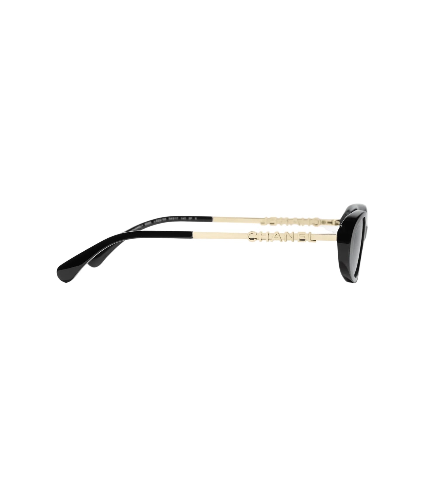Chanel Oval Acetato Black Gold