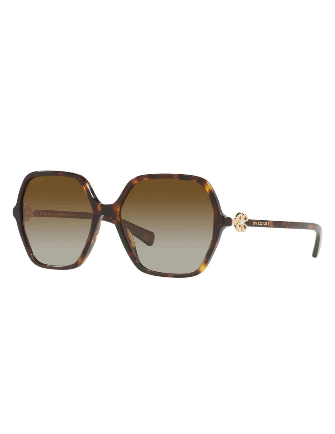 Bvlgari BV8238b 504/T5 Square Havana Brown Gradient Polarized