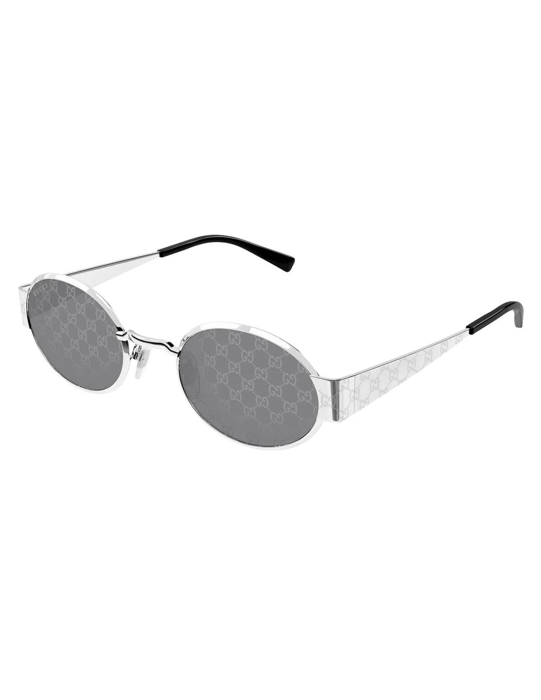 Gucci Oval Monogram Plata