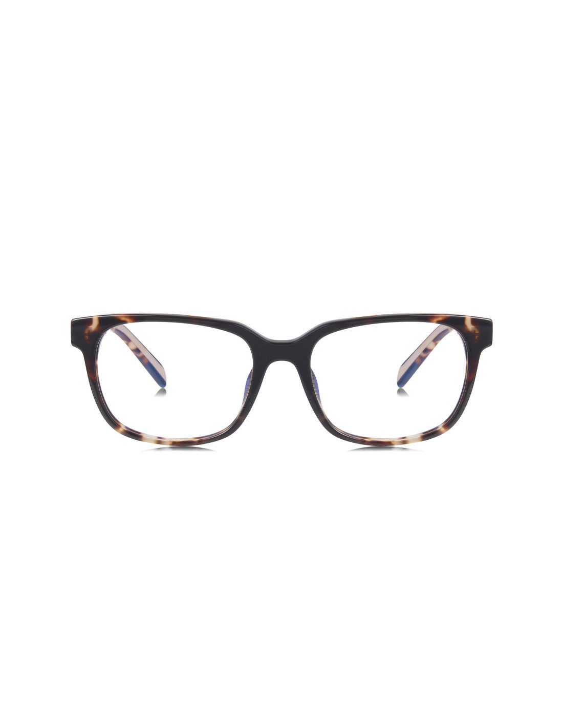 Prada SPR 17ZV 07R-1O1 Oftálmico Square Shape Tortoise