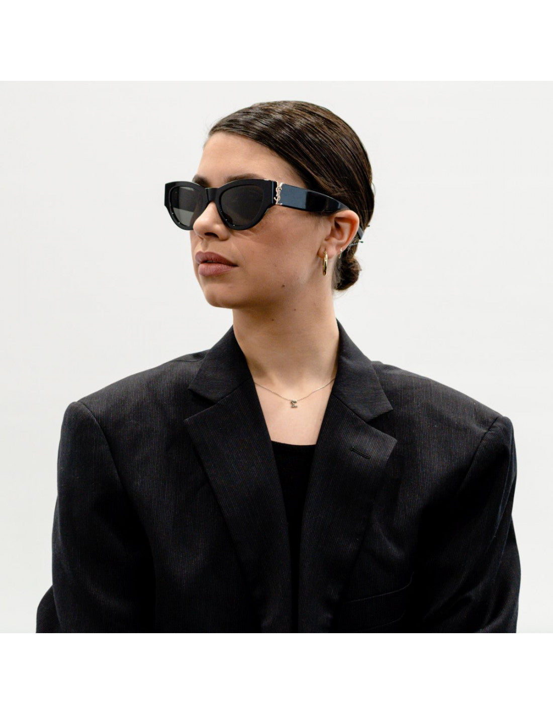 SAINT LAURENT SL M94 001 Cat Eye Negro