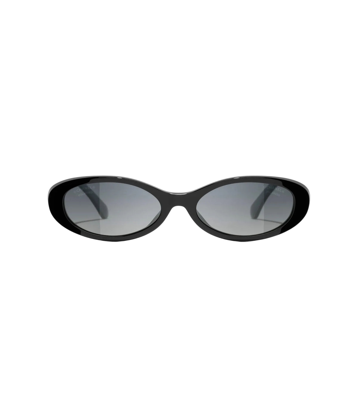 Chanel Oval Black Gold