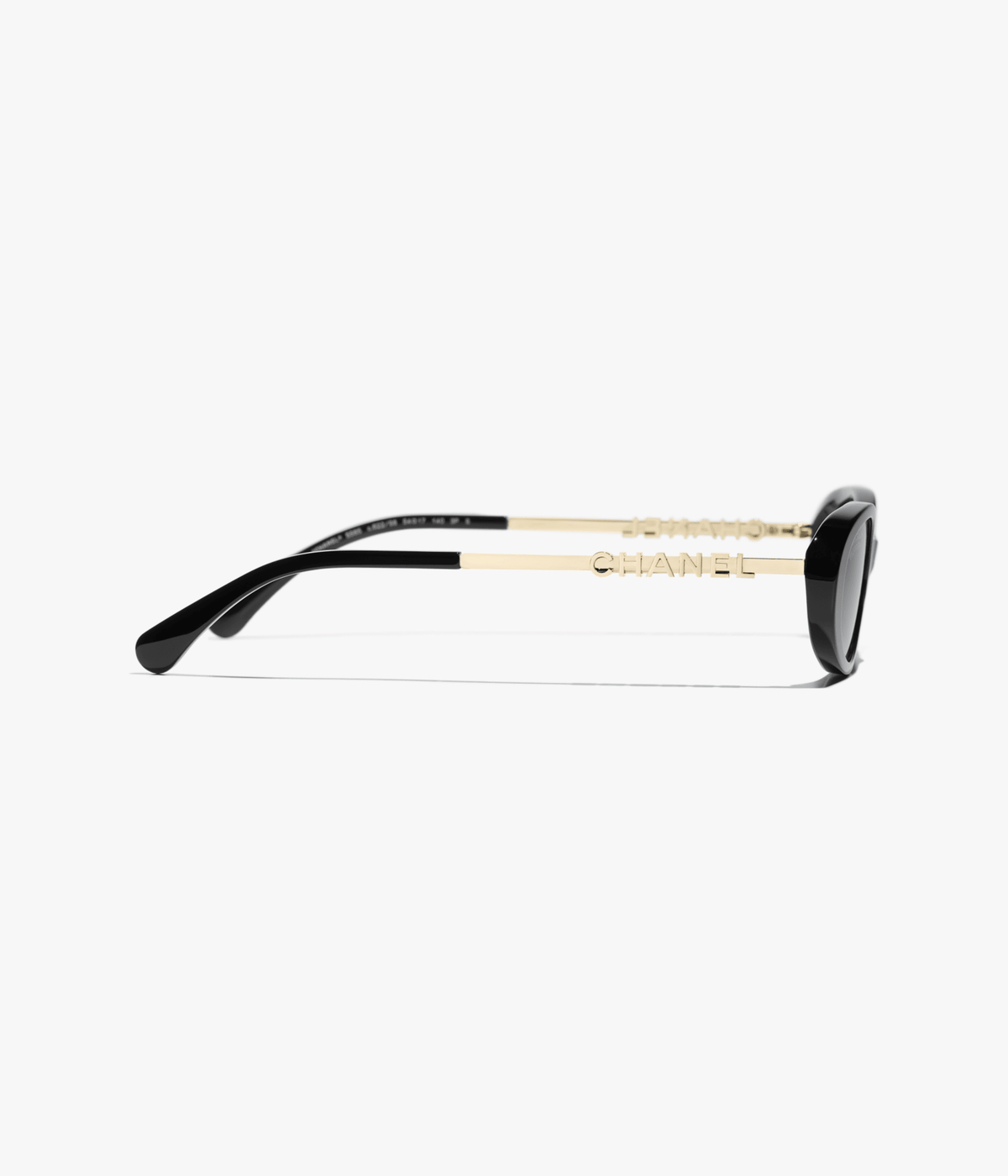 Chanel Oval Black Gold