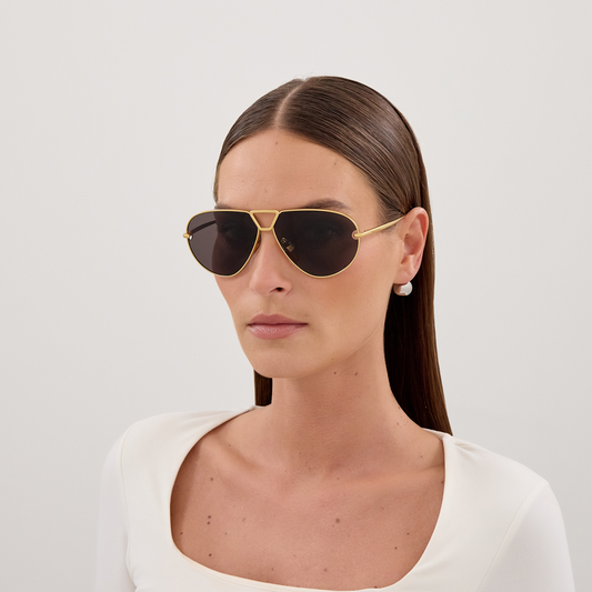 Bottega Veneta Aviator Drop Gold