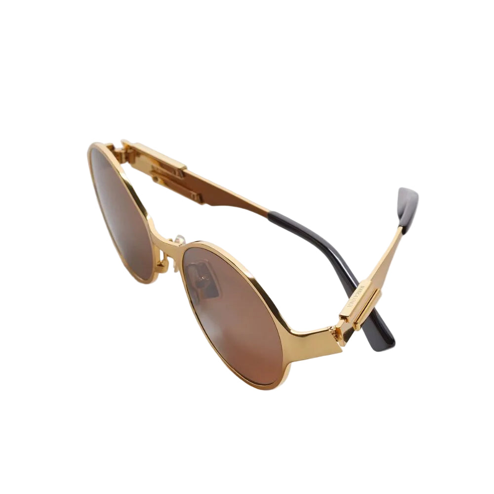 Bottega Veneta Oval Metal Gold