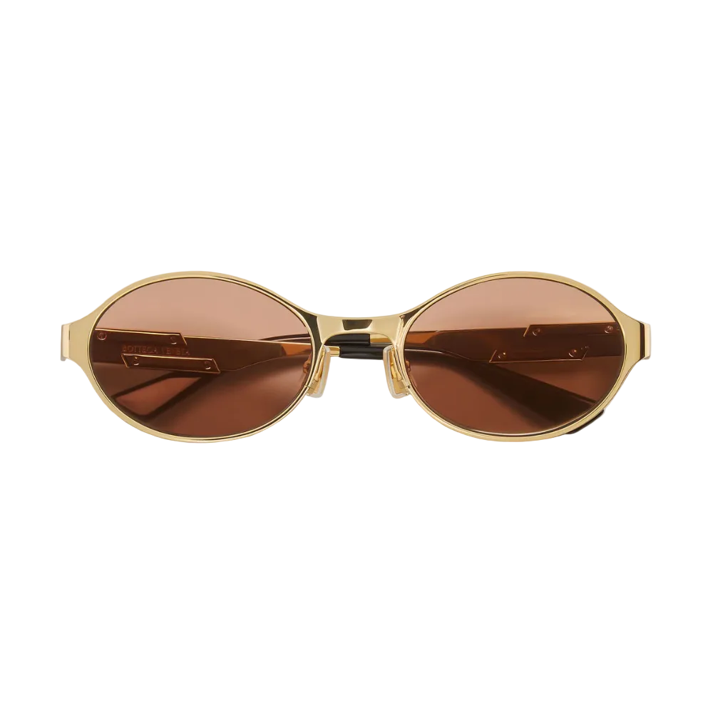 Bottega Veneta Oval Metal Gold