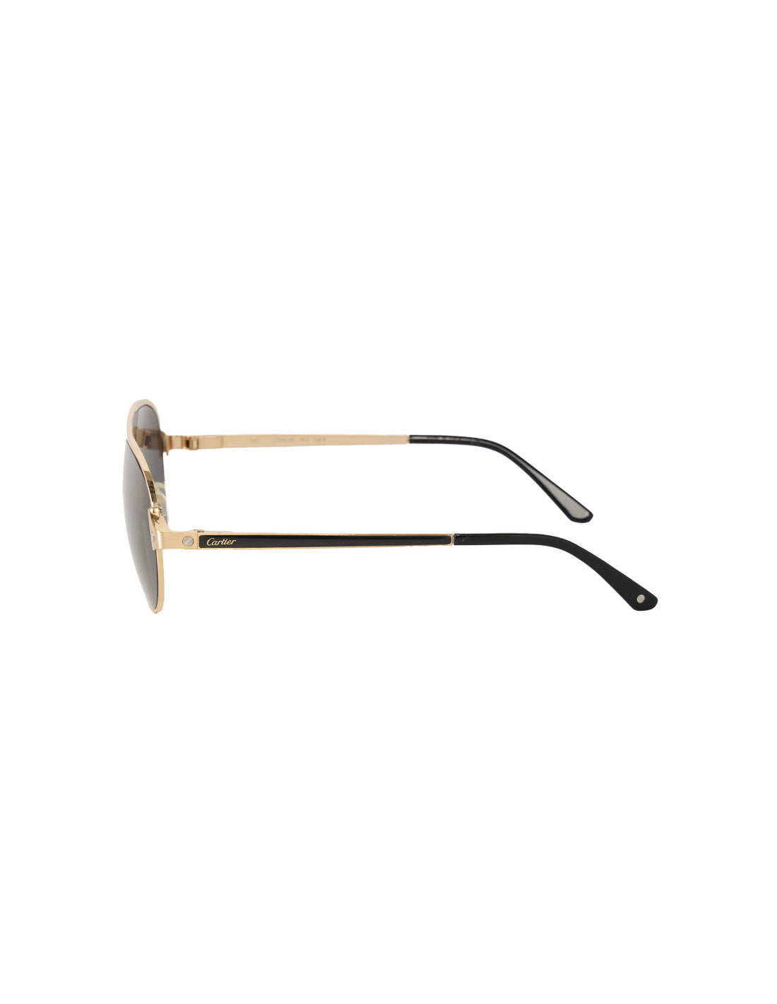 Cartier CT0101S 001 Aviator Dorado Negro