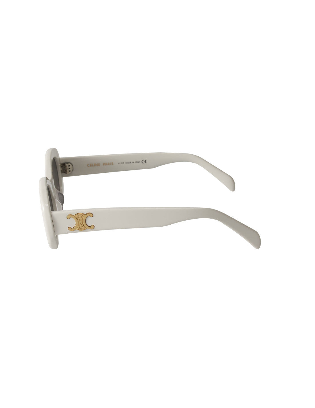 Celine CL40194U 25A Oval Shape Blanco Dorado