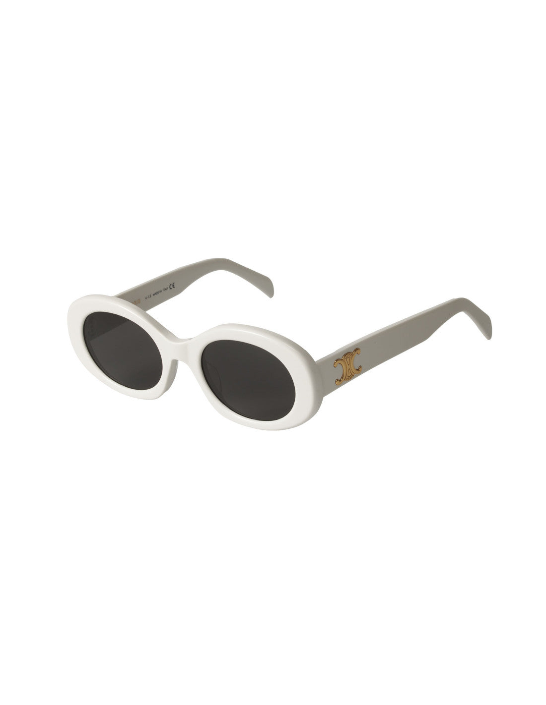 Celine CL40194U 25A Oval Shape Blanco Dorado