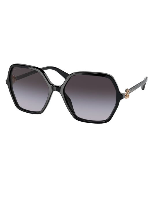 Bvlgari BVBV8238b 501/8G Square Havana Black Polarized