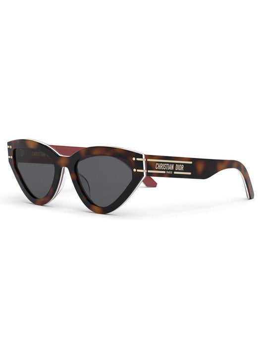 Dior Signature B2U 26B0 Eye Cat Shape Tortoise Red