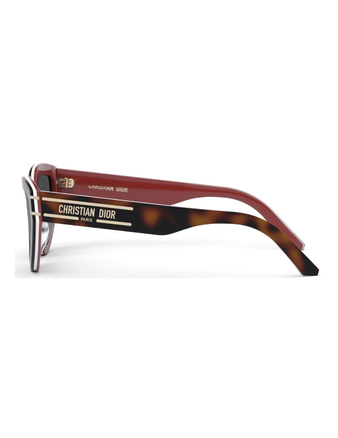 Dior Signature B2U 26B0 Eye Cat Shape Tortoise Red