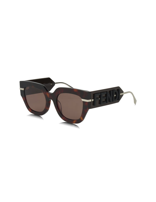 Fendi FE40097I 52E Fendigraphy Tortoise