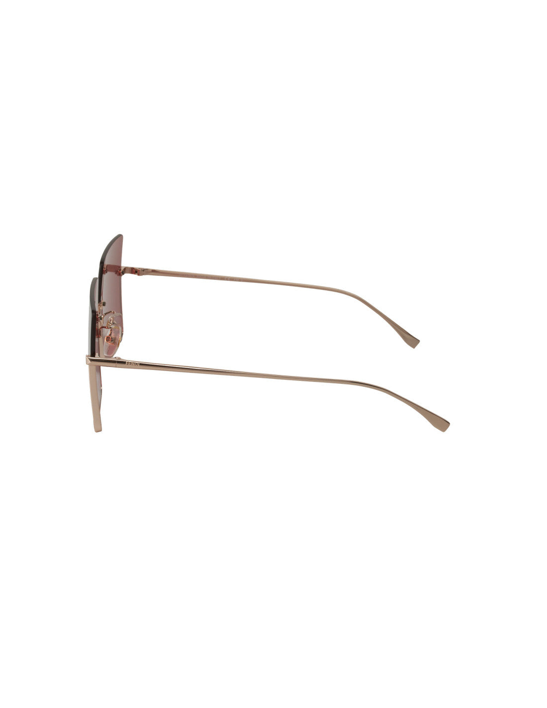 Fendi FF0401/S DDB Square Shape Rose Gold Red Original