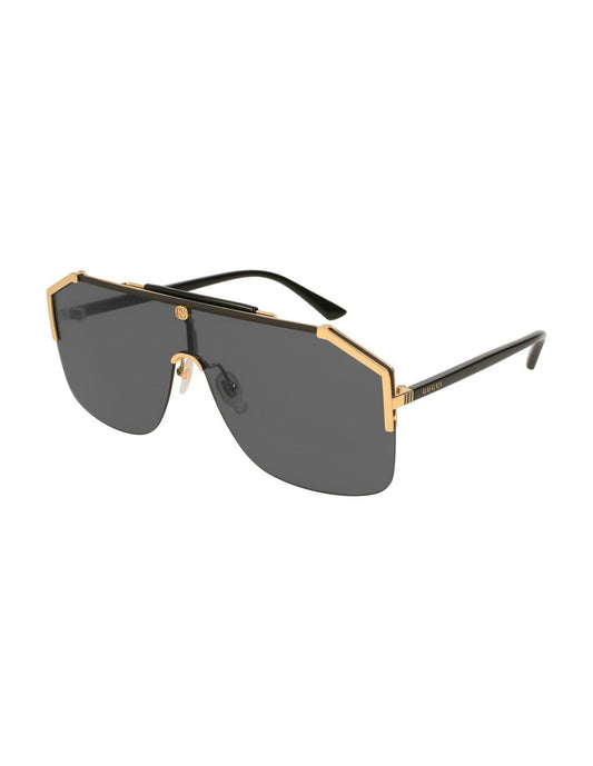 Gucci GG0291S 001 New Aviator Square Gris Negro Original