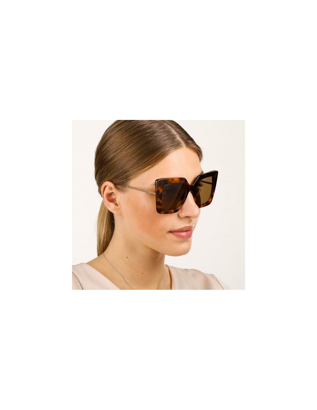 Gucci GG0435S 003 Square Shape Tortoise