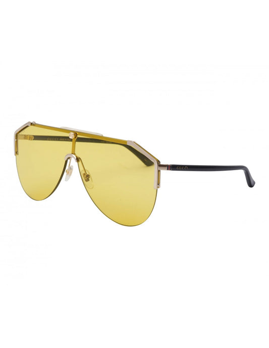Gucci GG0584S 004 Aviator Square Ambar transparente Original