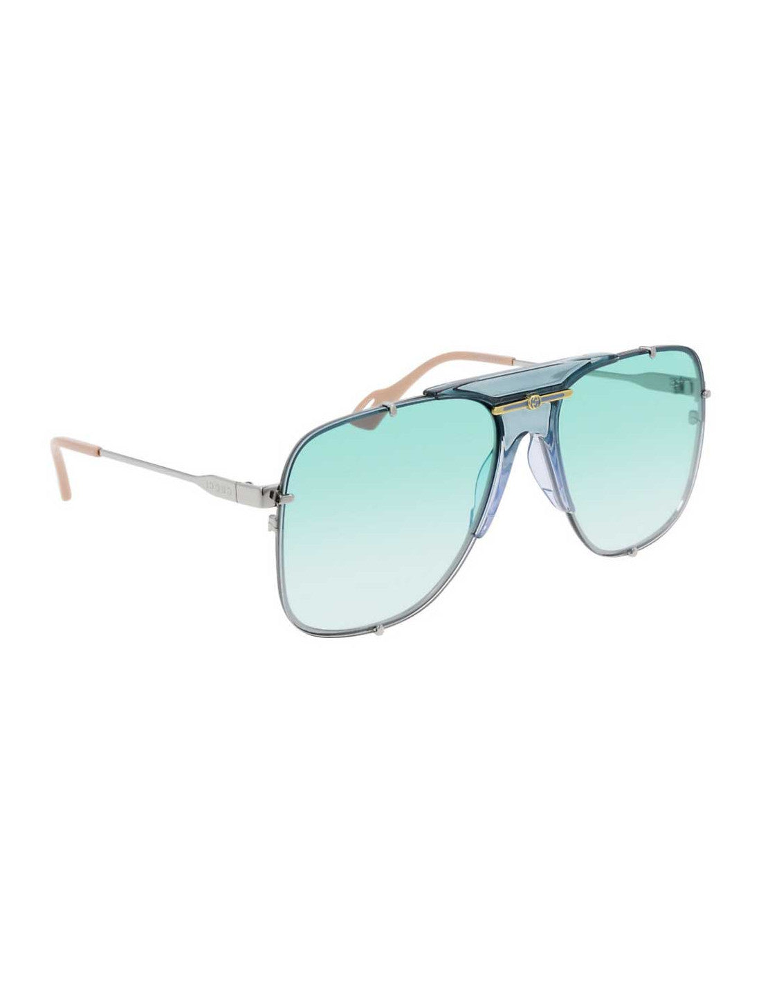 Gucci GG0739S 003 Square Shape Aviator