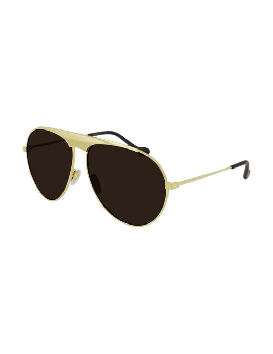 Gucci GG0908S 001 New Aviator Negro Dorado Original