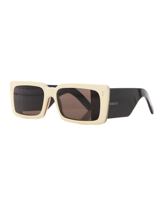 Gucci GG0543S 002 Square Oversized Acetate Rectangular Flap