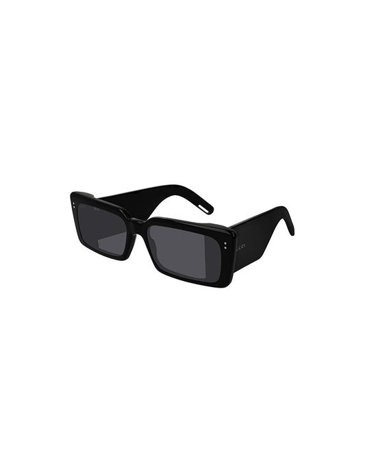 Gucci GG0543S 001 Square Oversized Negro Dorado Original
