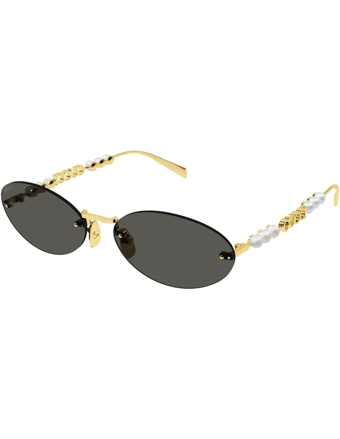 Gucci Oval Gold Black