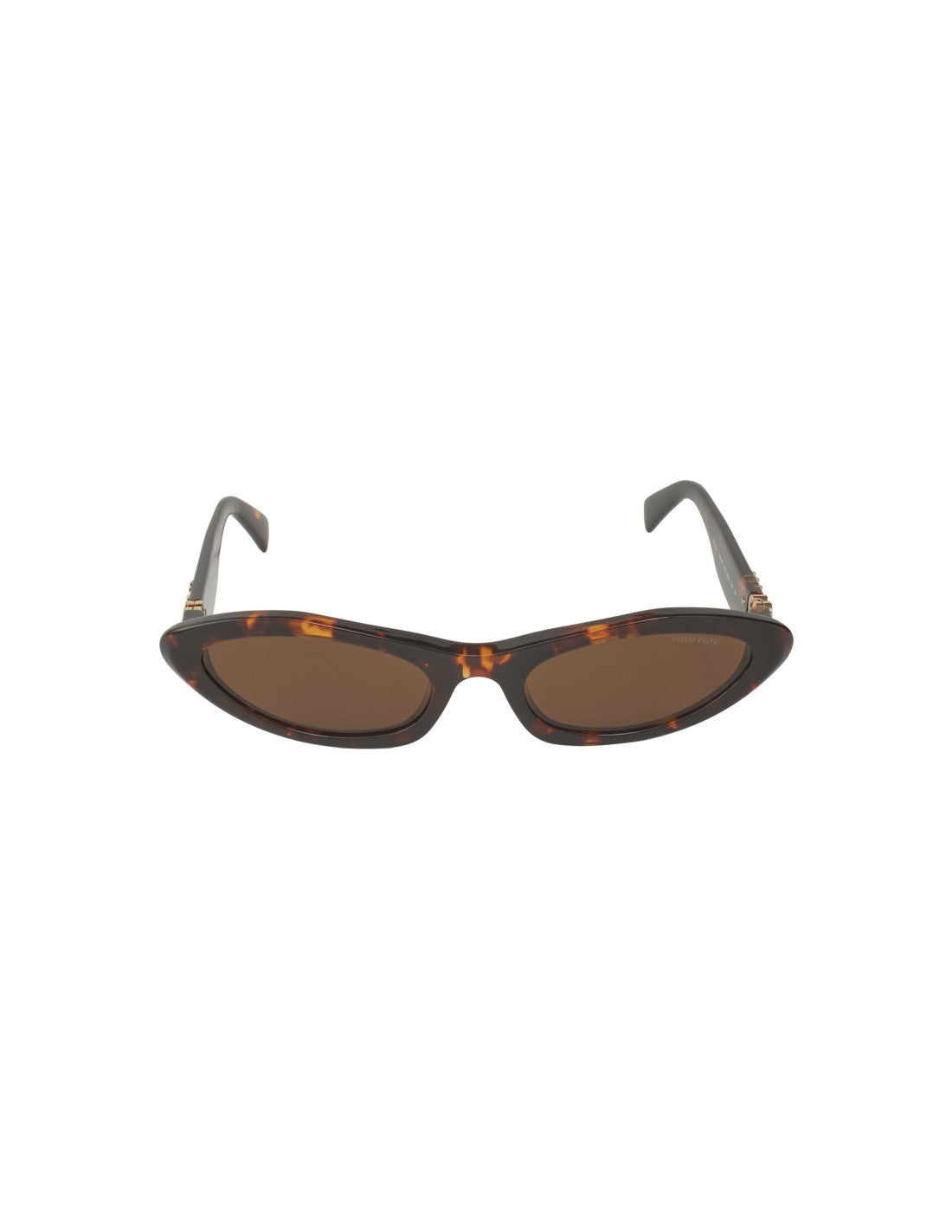 Miu Miu Oval Shape Tortoise/Carey