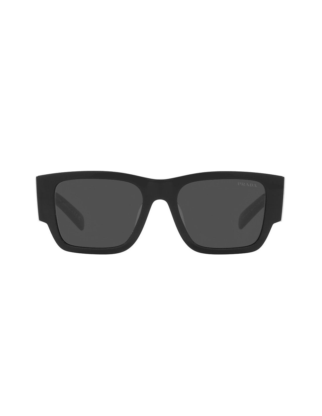 Prada SPR 10Z 1AB-5S0 Square Shape Black Silver