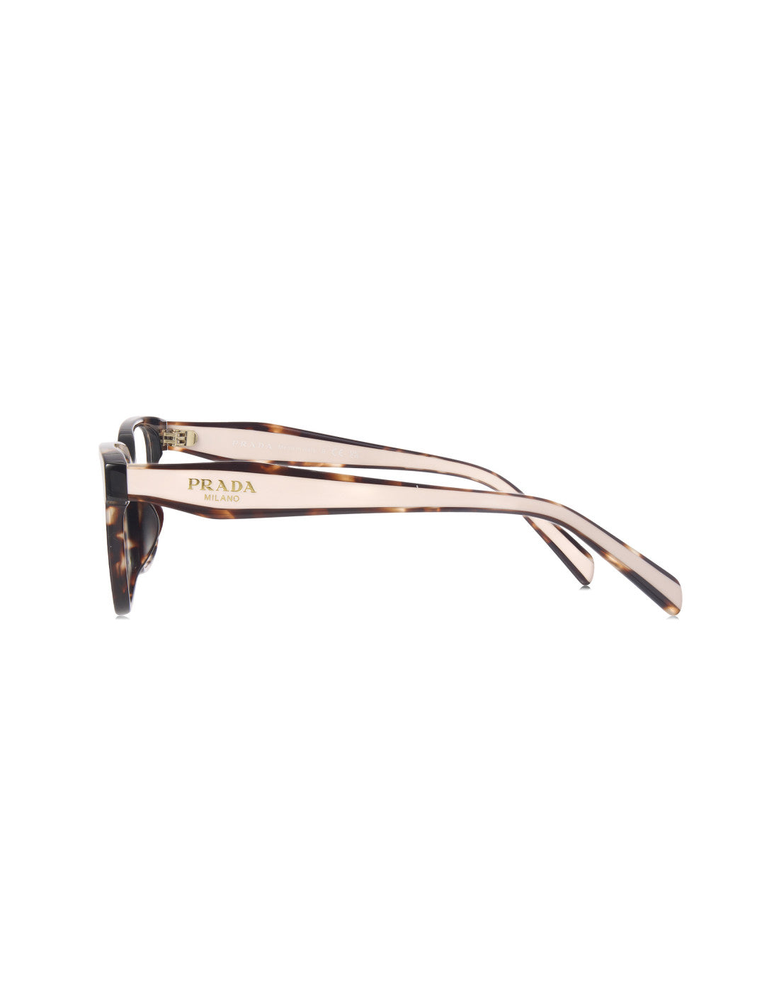 Prada SPR 17ZV 07R-1O1 Oftálmico Square Shape Tortoise