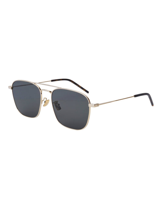 SAINT LAURENT SL 309M 004 Pilot Square Shape Gold Black