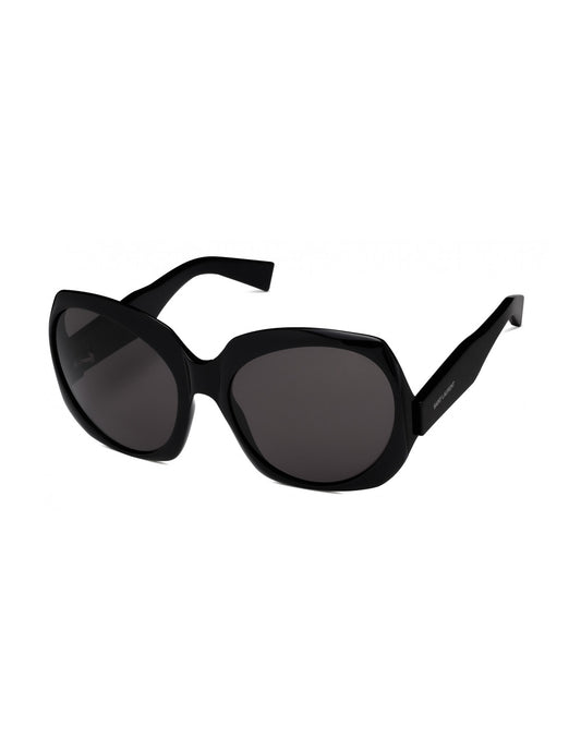 SAINT LAURENT SL74 001 Square Oversized Negro