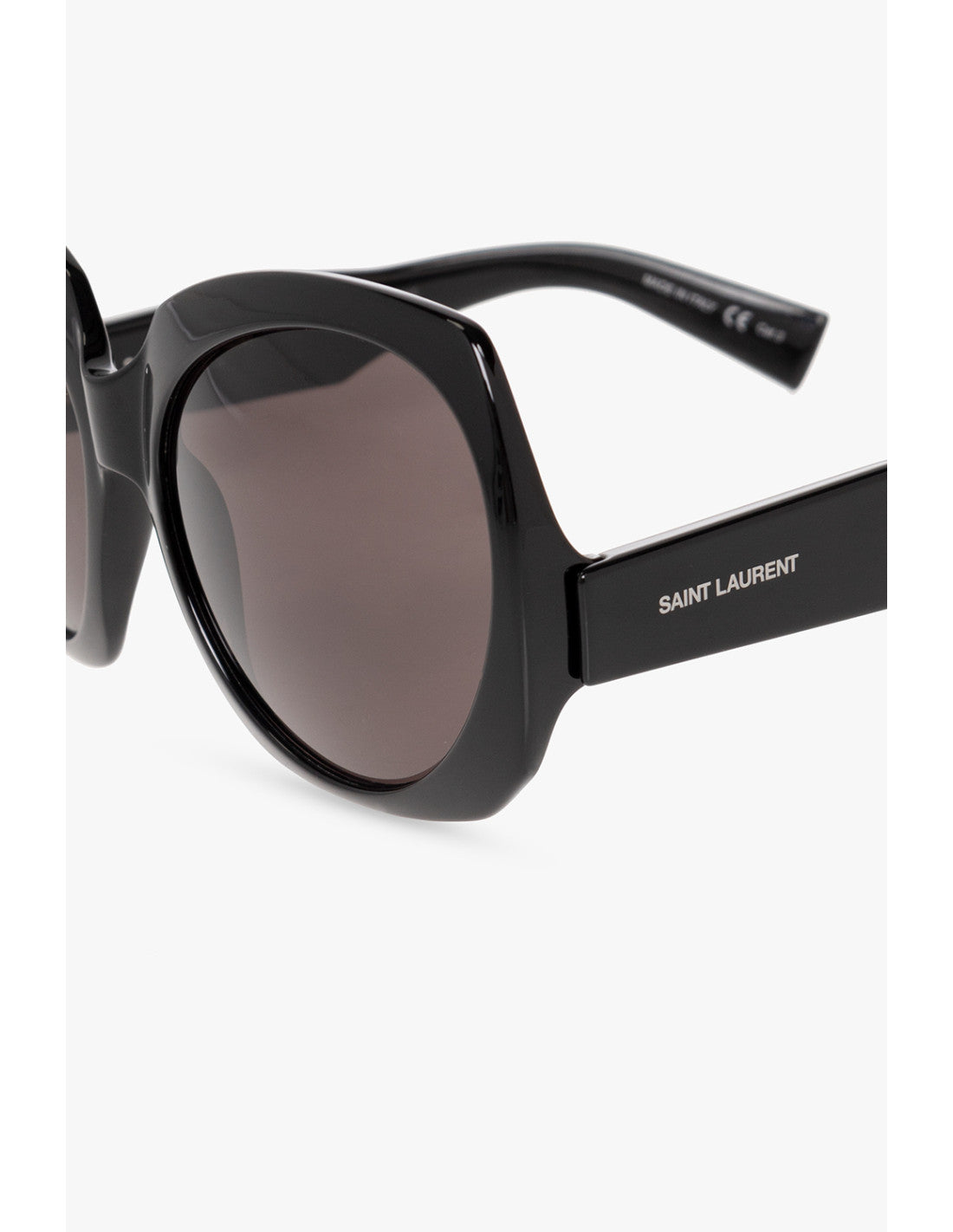SAINT LAURENT SL74 001 Square Oversized Negro