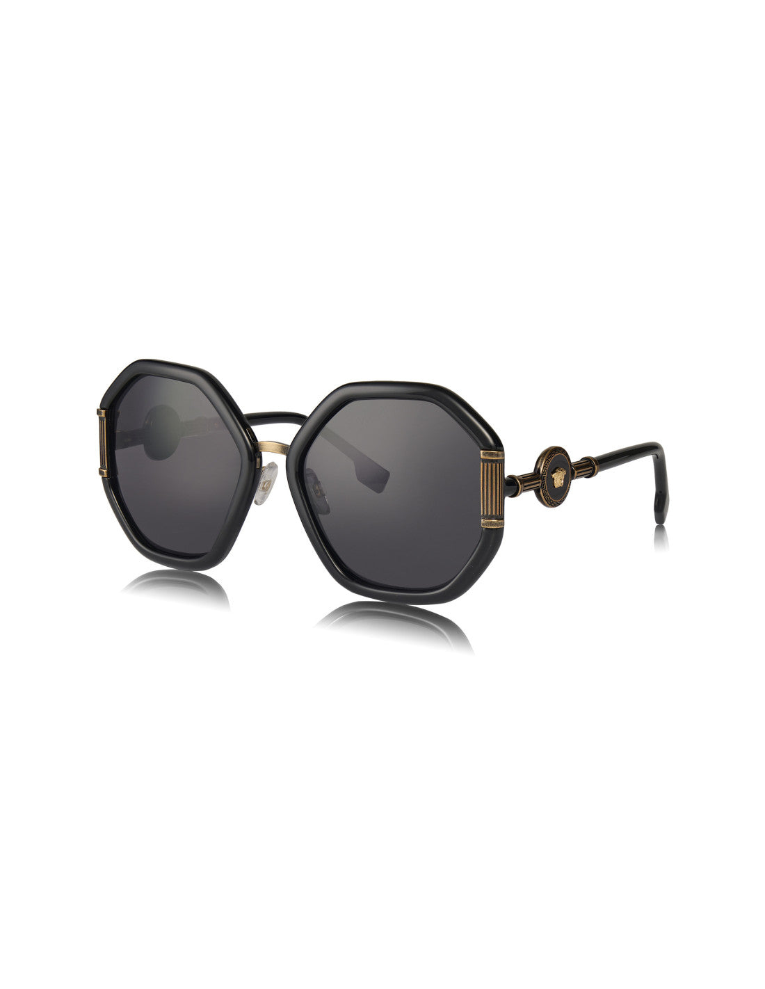 Versace VE4413 GB1/87 Hexagonal Black Gold