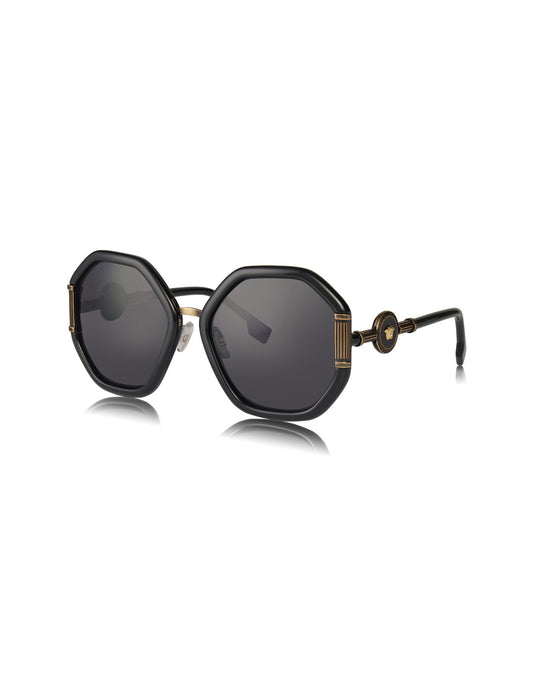 Versace VE4413 GB1/87 Hexagonal Black Gold